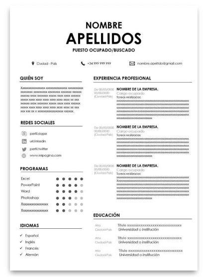 Curriculum Vitae Curriculum Vitae