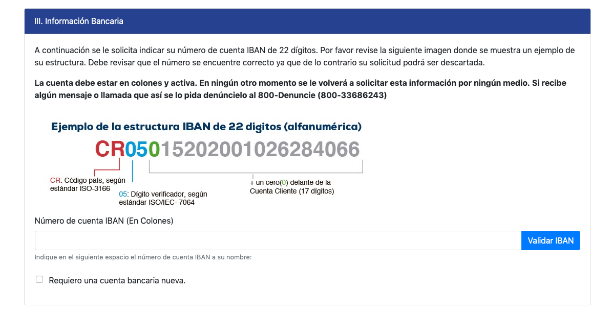 Bono Proteger Plan Proteger MTSS Bono IBAN