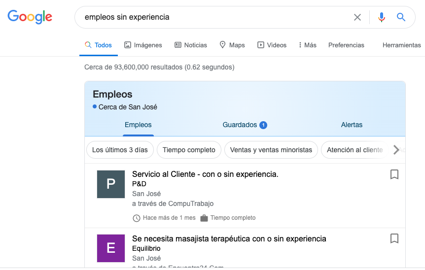 Sin Experiencia Empleos sin Experiencia